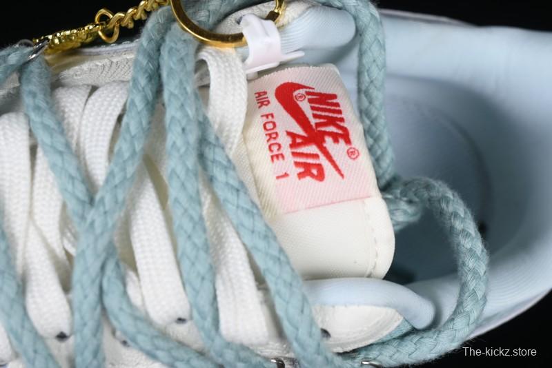 Nike Air Force 1 '07 Low Green Snake Lace-Up Casual Sneakers - KK1988-023