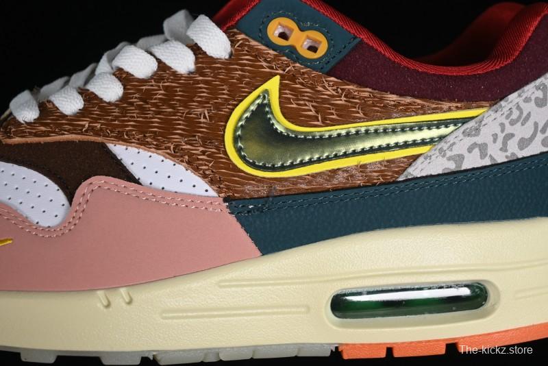 Nike Air Max 1 Retro Running Shoes with Half-Sole Air Cushion - HO2639-100