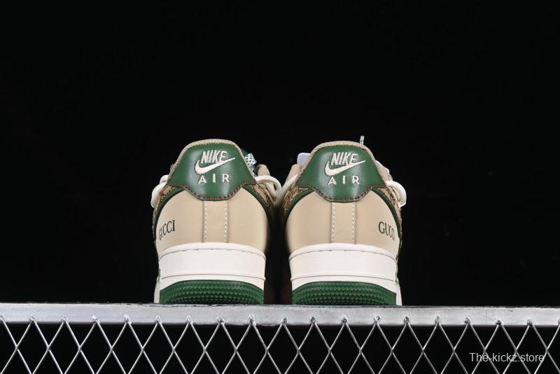 Nike Air Force 1 '07 Low Gucci Collaboration Lace-Up Low-Top Casual Sneakers - SJ1198-102