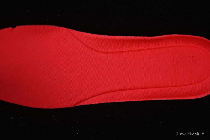 Christian Louboutin Funnyto Flat French Luxury Brand Green Color Block Low Top Sneakers - X.D4