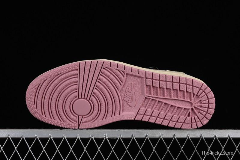 Nike Travis Scott x Air Jordan 1 Low OG AJ1 Reverse Swoosh Sneakers - DM7866-600