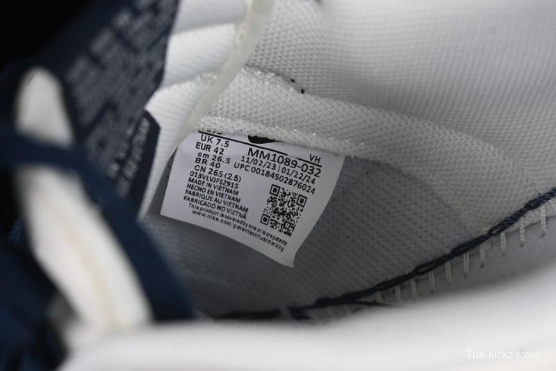 Nike SB Dunk Low Stussy Collaboration Embroidered Navy Swoosh Anniversary Custom Low-Top Casual Sneakers - MM1089-032