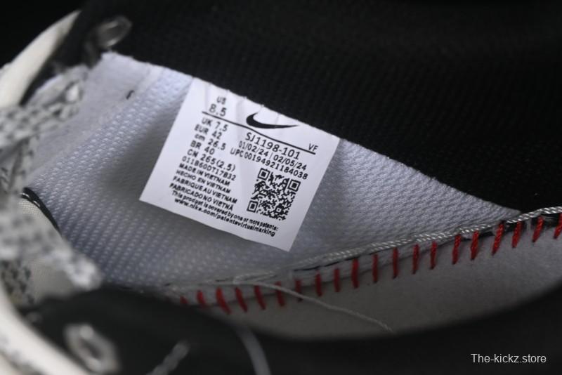 Nike Air Force 1 '07 Low The North Face Collaboration Suede Black Drawstring Casual Sneakers - SJ1198-101