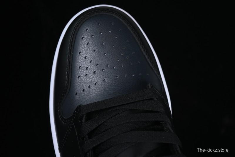 Nike Air Jordan 1 Mid AJ1 Basketball Shoes in Black White Gray - DQ8426-010
