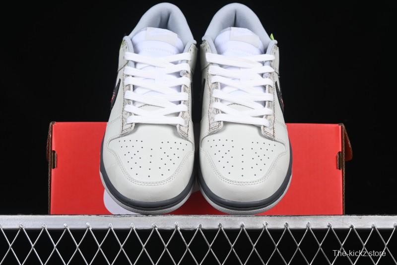 Nike Dunk Retro Low Grey Fog Panda Prank Mountain Theme Casual Sneakers - DD1391-103