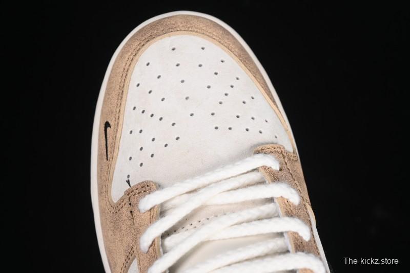 Nike SB Dunk Low Year of the Snake Wheat Black Swoosh Anniversary Custom Low-Top Casual Skate Shoes - YX5066-267