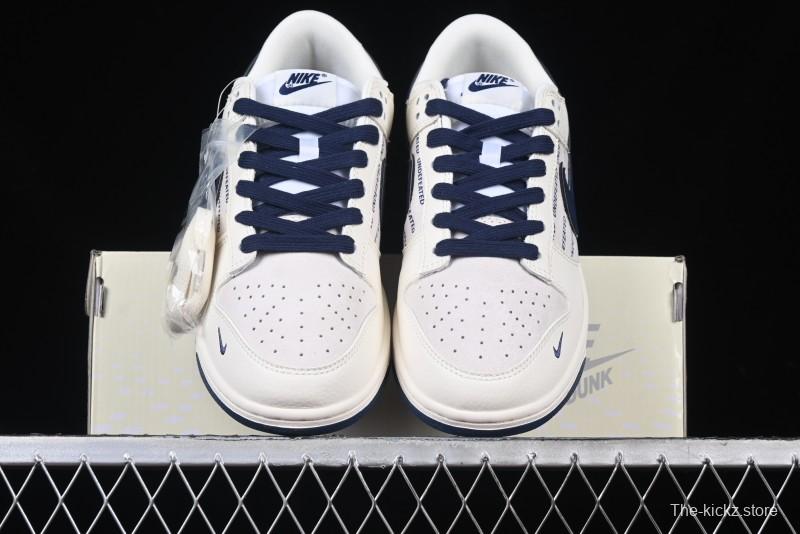Nike SB Dunk Low UN Collaboration - Dark Blue Anniversary High-End Custom Low-Top Casual Sneakers - XX2026-666