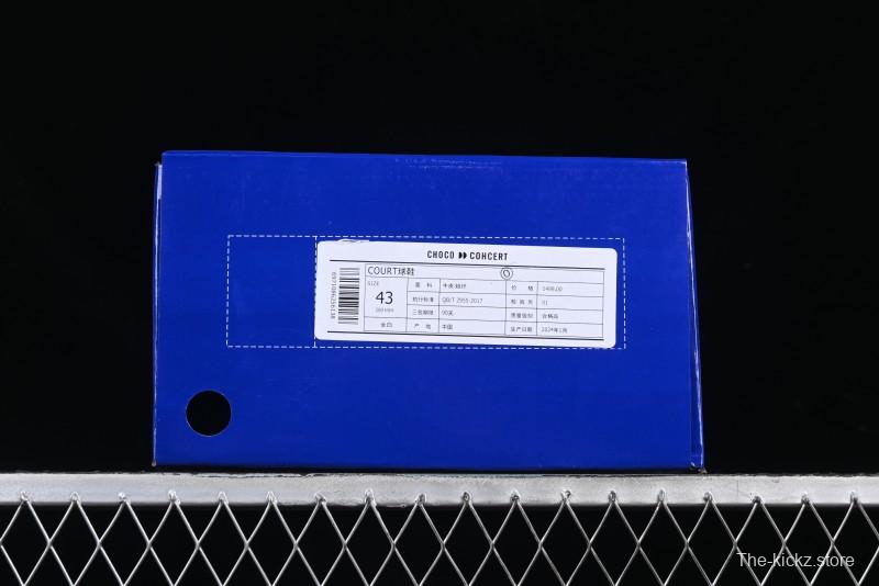 Choco Concert Leather Round Square Asymmetrical Fashion Sneakers White - AJE5