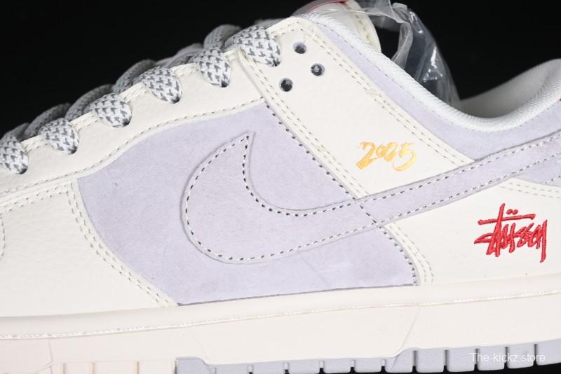 Nike SB Dunk Low Stussy Collaboration Anniversary Custom Low-Top Casual Sneakers - FC1688-206