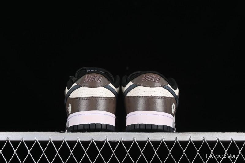 Nike Dunk Low Panda Prank Street Racing Electro Rust Distressed SB Strap Low-Top Casual Sneakers - DD1391-100