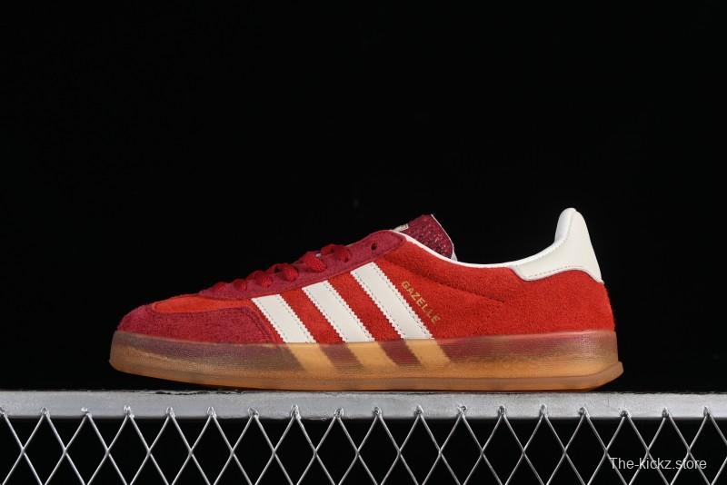 Adidas Originals Gazelle Indoor IE1051 Retro Casual Slip-Resistant Wear-Resistant Low-Top Sneakers
