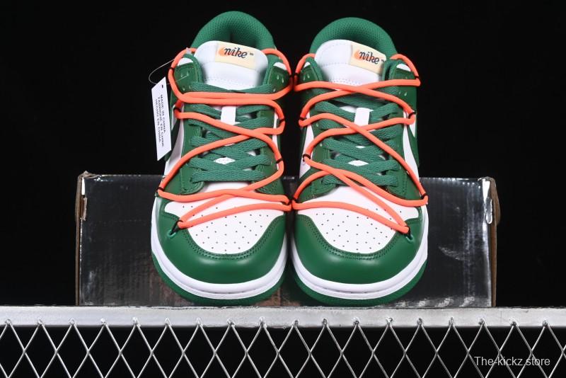 Off-White x Futura x Nike Dunk Low OW Collaboration Sneakers - CT0856-100