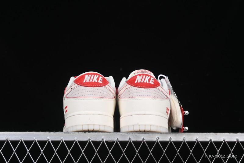 Nike SB Dunk Low Supreme Collaboration Anniversary Custom Low-Top Casual Sneakers - DM6868-033