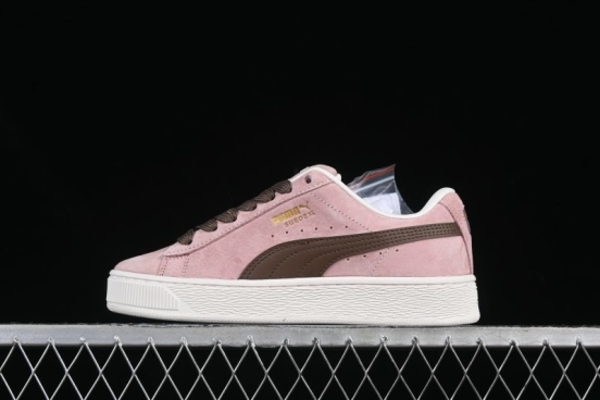 PUMA Suede Classic Sneakers - Rose Pink & Chocolate Brown