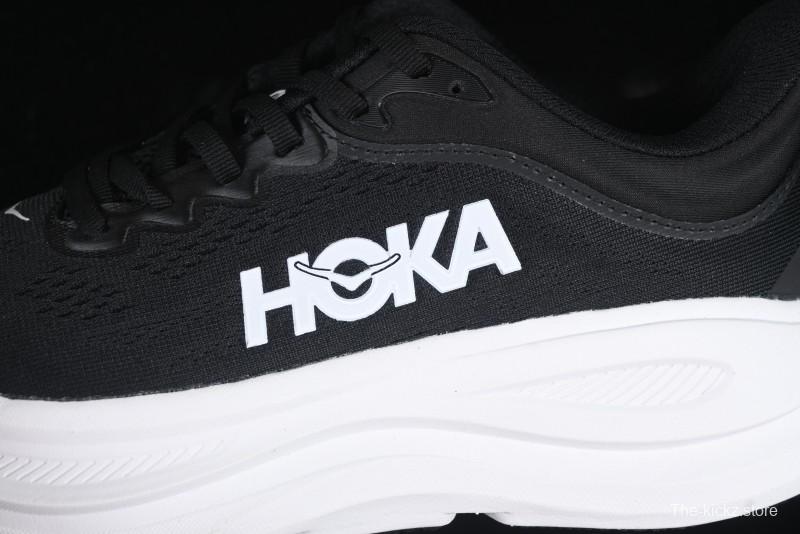 HOKA ONE ONE Bondi 9 Knit Lightweight Casual Running Shoes - 1162012 BWHT