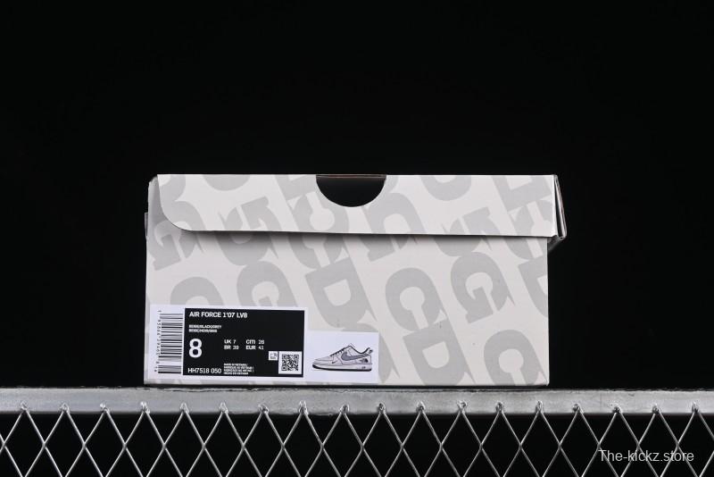 Nike Air Force 1 '07 Low The North Face x Comme des Garçons Black White Line Casual Sneakers - HH7518-050