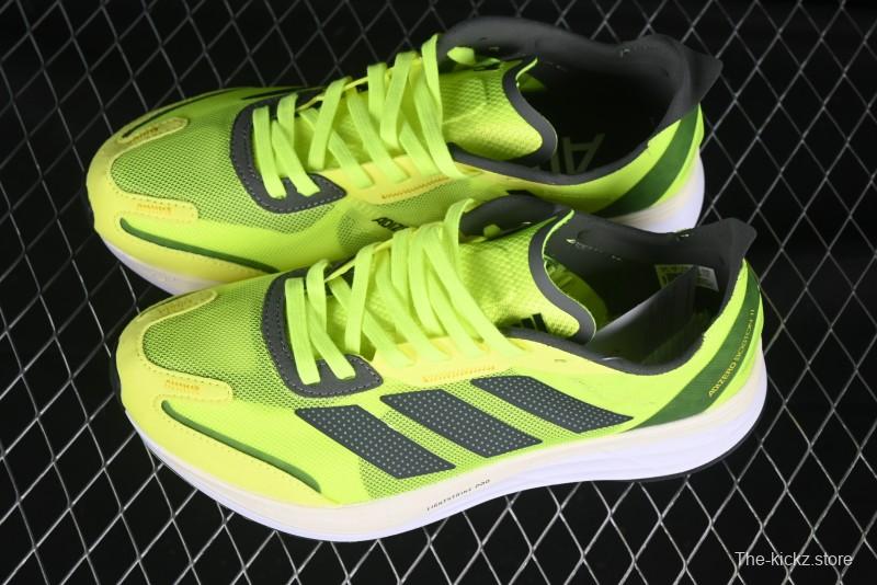 Adidas Adizero Lightstrike Pro Running Shoes - Neon Yellow/Black
