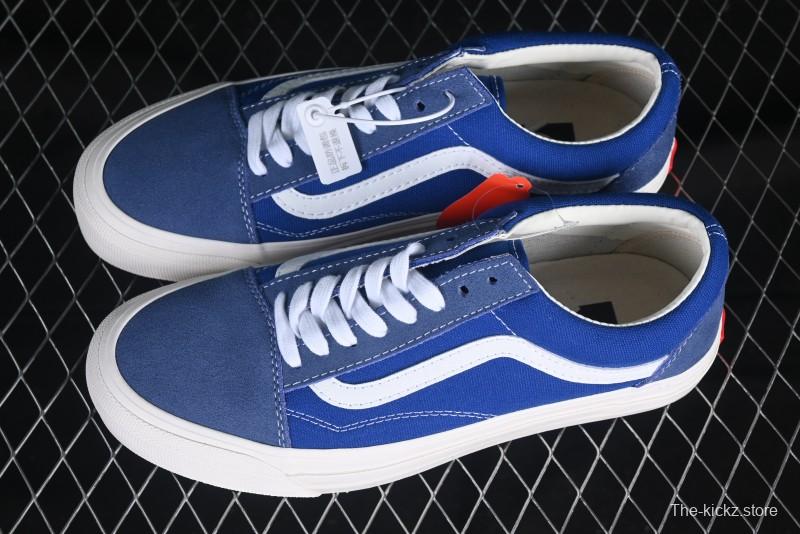 Vans Premium Old Skool 36 Retro Skate Shoes with Full-Grain Leather and Cushioned Insole - VN000CQDDWR