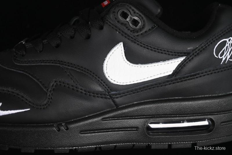 Nike Air Max 1 Retro Running Shoes with Half-Sole Air Cushion - HF8813-001