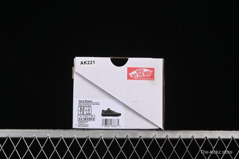 Vans Rowan Skate Boarding Classic Versatile Lightweight Comfortable Professional Skate Shoes - VN0A5JICBIQ