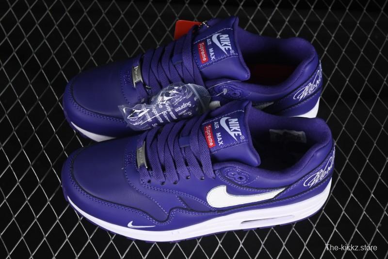 Nike Air Max 1 Retro Running Shoes with Half-Sole Air Cushion - HF8813-500