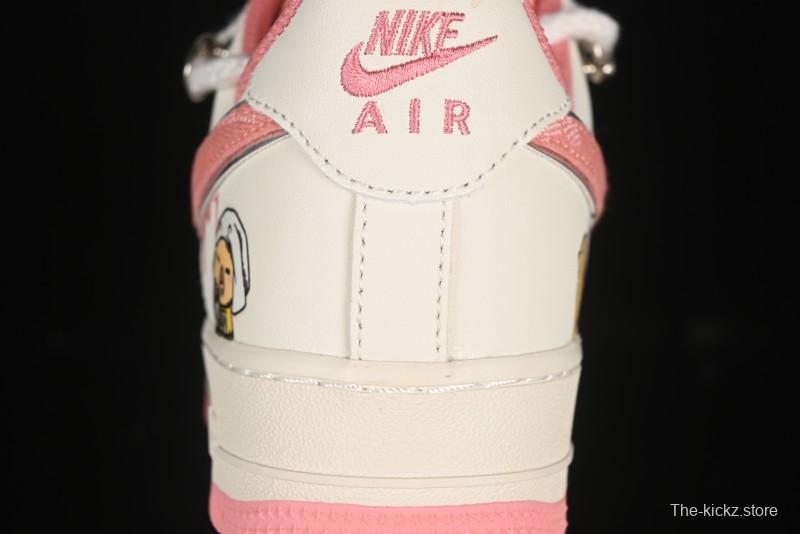Nike Air Force 1'07 Low x Capybara "Pour milkBape" Casual Sneakers - LV0506-880