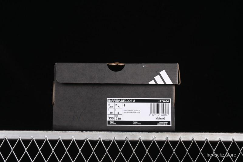 Adidas Barreda Decode Low Top Casual Sneakers with Comfort Cushioning - JP9667