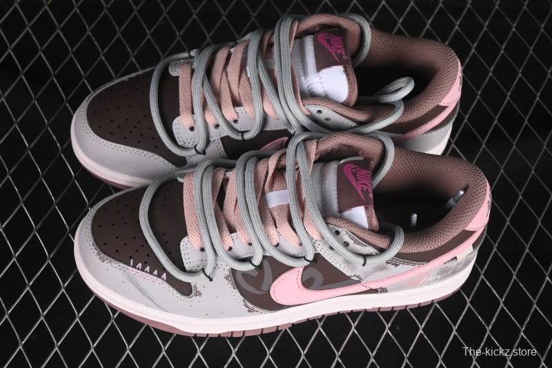 Nike Dunk Low Koala Party Pink Dream Deconstructed Low-Top Casual Sneakers - FZ3611-208