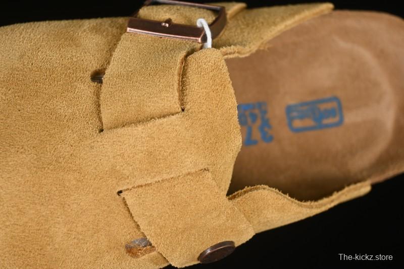 Birkenstock Arizona Soft Footbed Sandals with Suede Leather and Lambswool Lining - G.D4