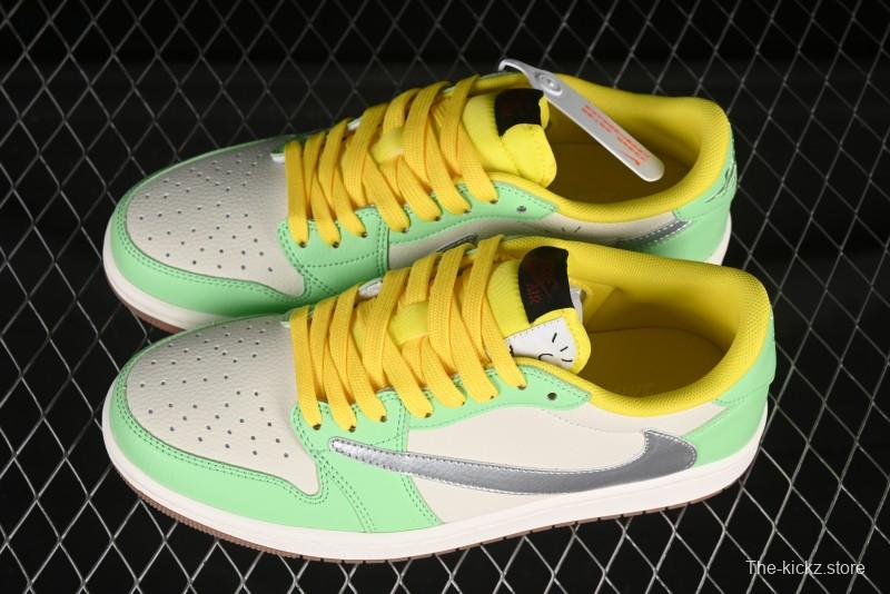 Nike Travis Scott x Fragment Design x Air Jordan 1 Low OG SP Casual Sneakers - DN6901-092