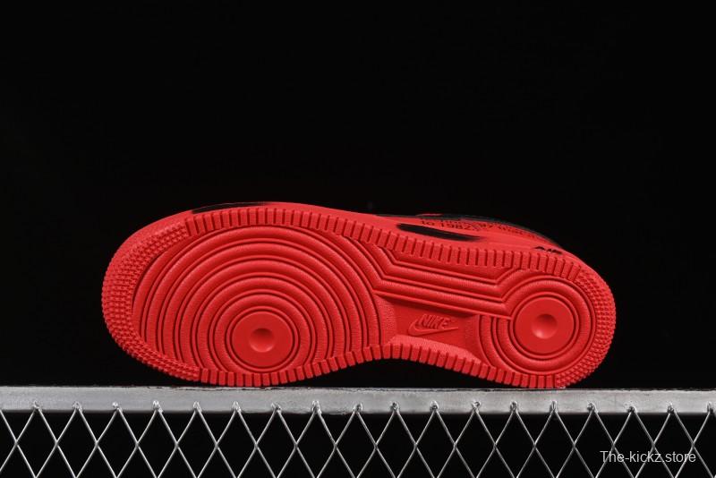 Nike Air Force 1'07 Low Watermelon Red Casual Sneakers with Full-Length Air Cushion - FD7039-600