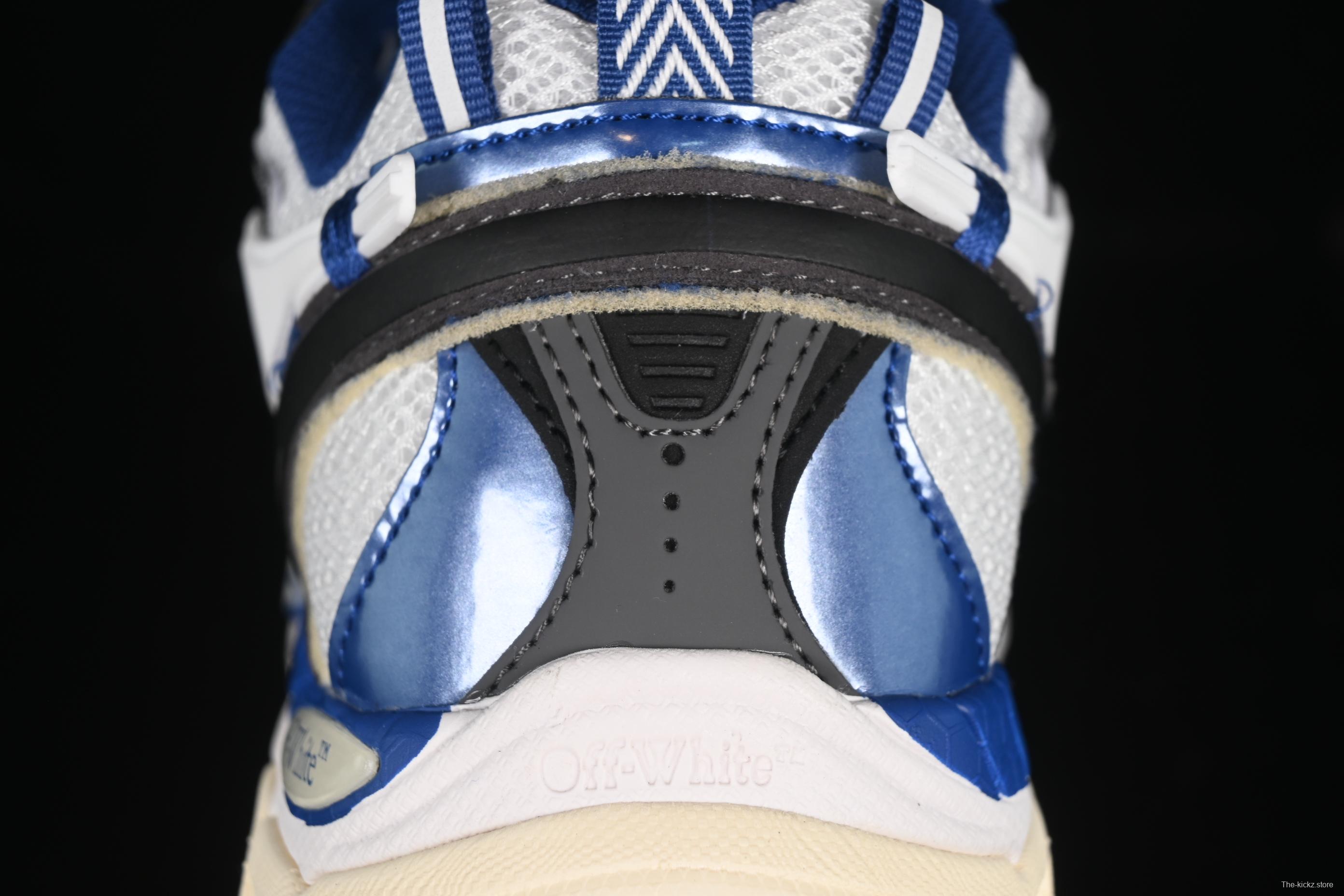 Off-White Be Right Low-Top Lifestyle Sneakers in White Blue - X.E5