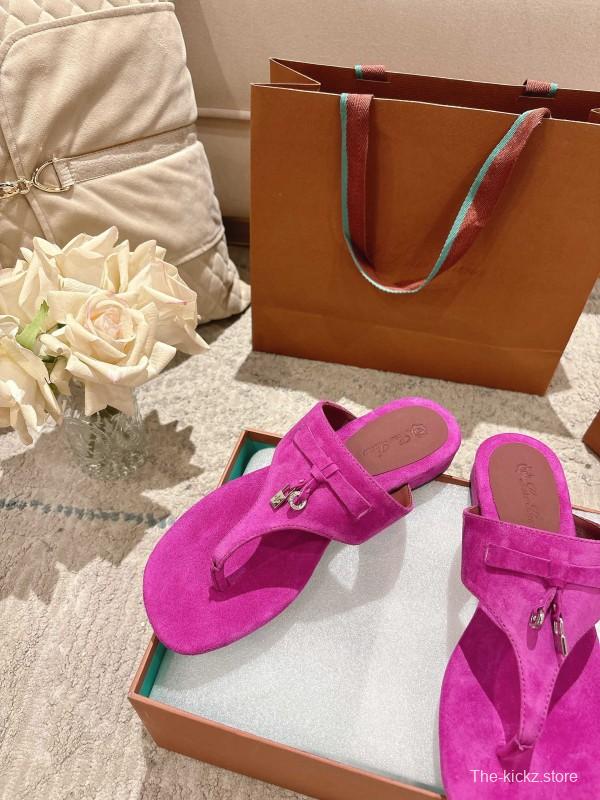 2025 Slippers Le Parmentier Pink Suede Slippers