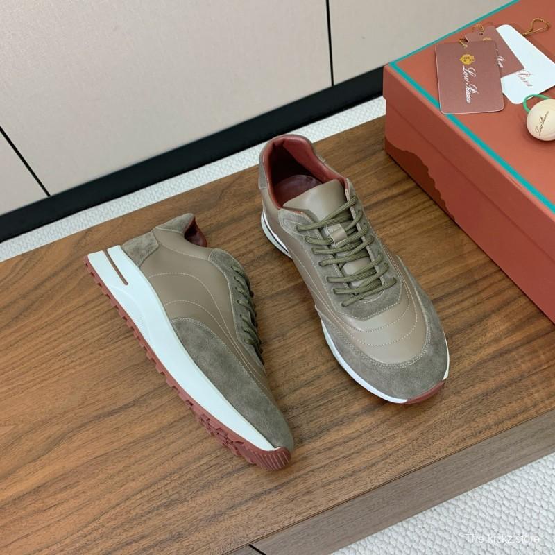 2025 Unisex LP Khaki Brown Suede Leather Sneakers LY