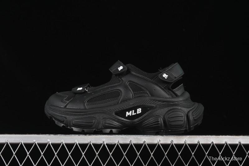 Adidas NY MLB Winner Chunky Mask New York Yankees Height Increase Platform Sandals - 3ASDW015350BKS