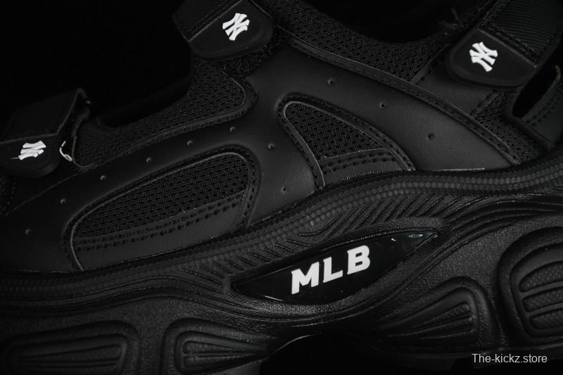 Adidas NY MLB Winner Chunky Mask New York Yankees Height Increase Platform Sandals - 3ASDW015350BKS