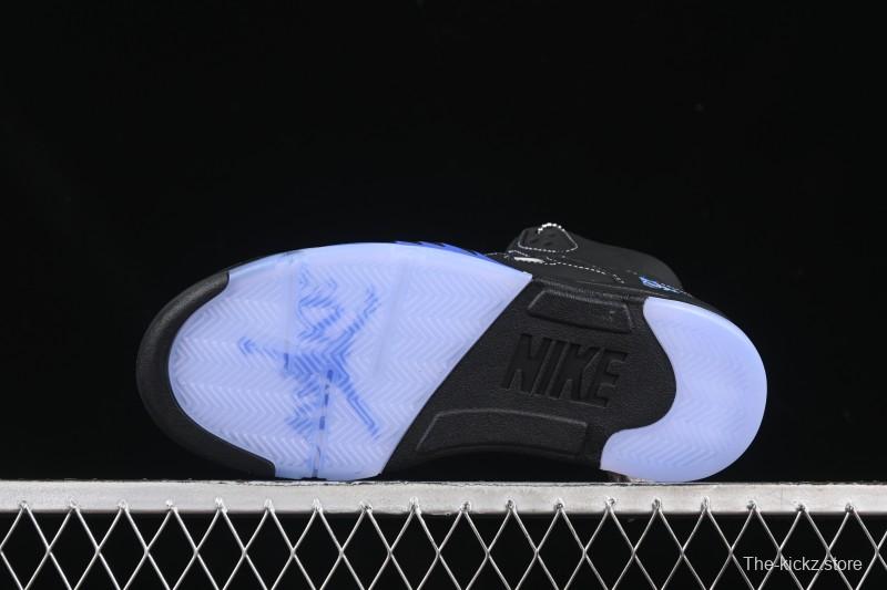 Nike Awake NY x Air Jordan 5 Black Metallic Basketball Shoes - DV4982-004