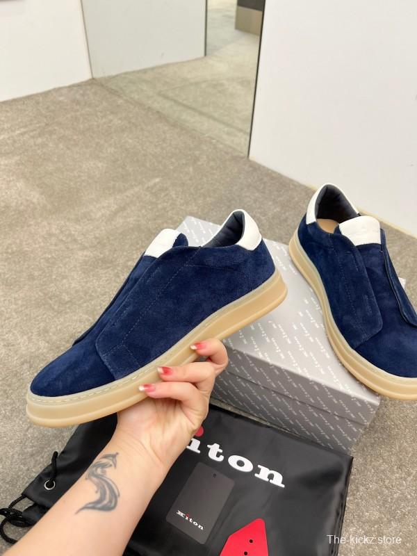 Kiton Men's Four Seasons Classic Casual Slip-On Loafer - AS00320