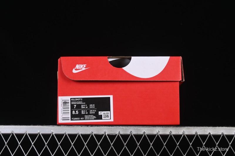 Nike Killshot 2 Retro Comfortable Anti-Slip Lightweight Low-Top Skate Shoes - FQ8903-401