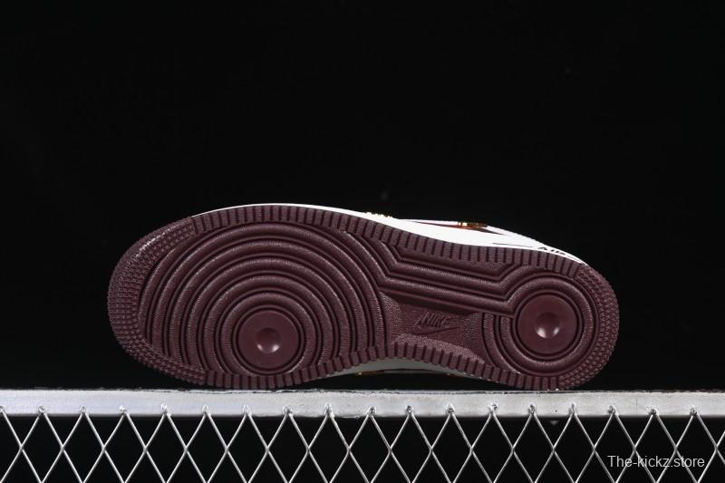 Nike Air Force 1'07 Low Casual Sneakers with Full-Length Air Cushion - IR0485-611