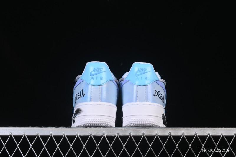 Nike Air Force 1'07 Low Chasing Dream Hand-Painted Graffiti Casual Sneakers - CW2288-101