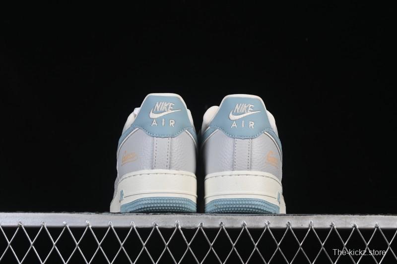 Nike Air Force 1'07 Low Gucci Collaboration Gray Blue Casual Sneakers - YF9511-800
