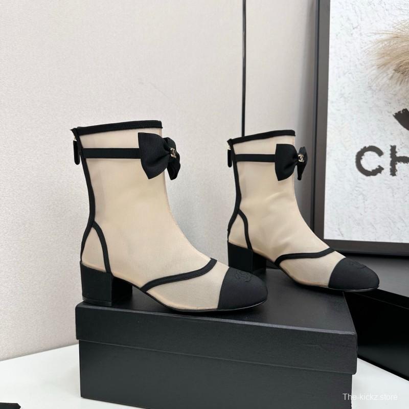 Chanel Classic Bow Ankle Boots - LY00