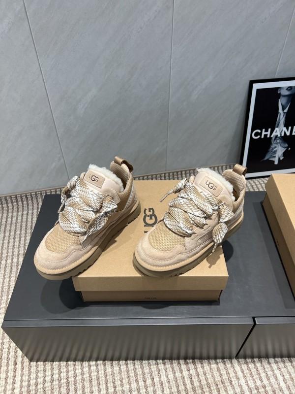 UGG Platform Loafers Series Round Toe Chunky Sole Casual Shoes - MJ00270