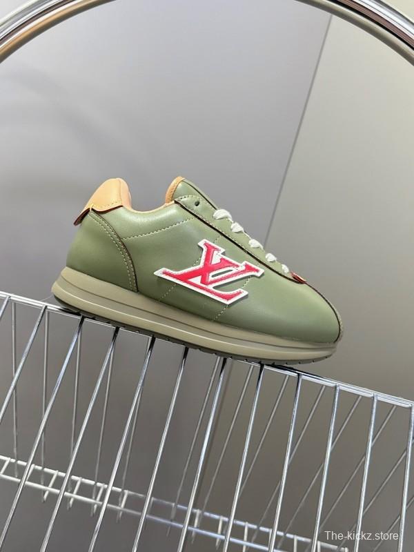 Louis Vuitton 2025 SS LV x Pharrell Williams Runway Platform Sneakers Retro Running Shoes - KFY00380/KFY00390