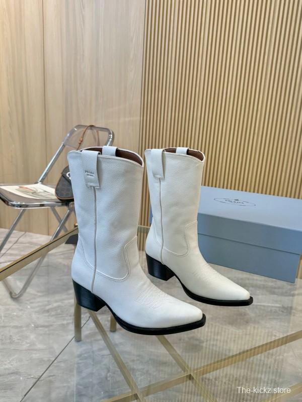 Prada Classic Pointed Toe Boots - LY00370/LY00440