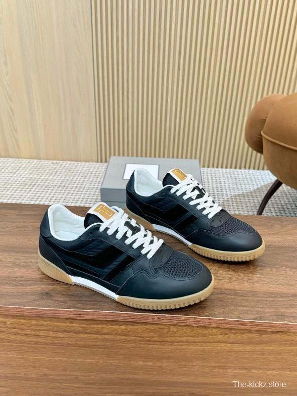 TOM FORD 2025 SS Casual Shoes with Classic Color Blocking and Imported Leather Insole - AS00350