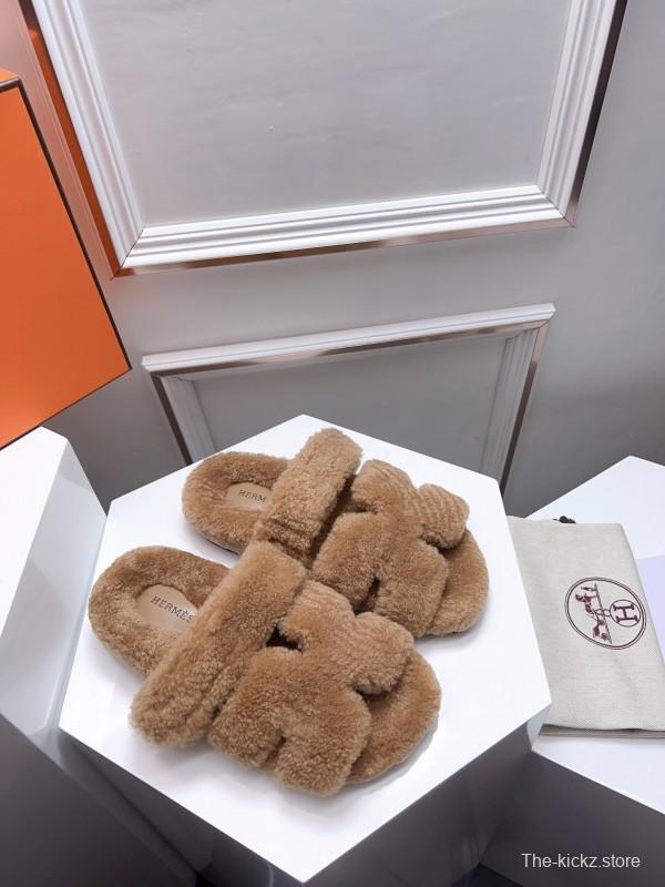 H Erjia Fur Slippers - LY00270