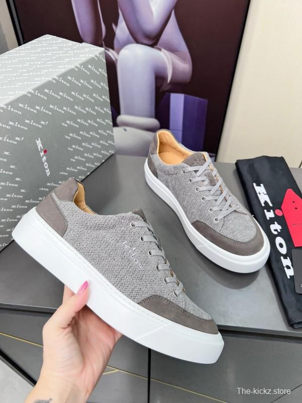 Kiton Tie-Down Old Money Style Casual Men's Shoes - KFY00320