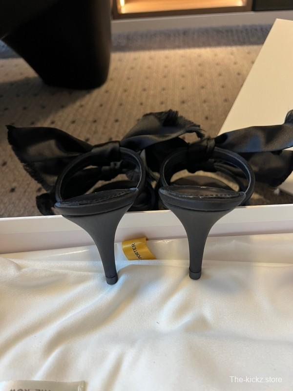 The Row 25ss Handwoven Bow Mule Sandals - KFY00280